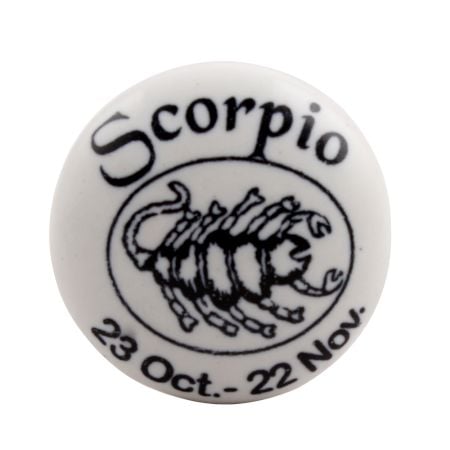 Scorpio Flat Ceramic Wine Stopper